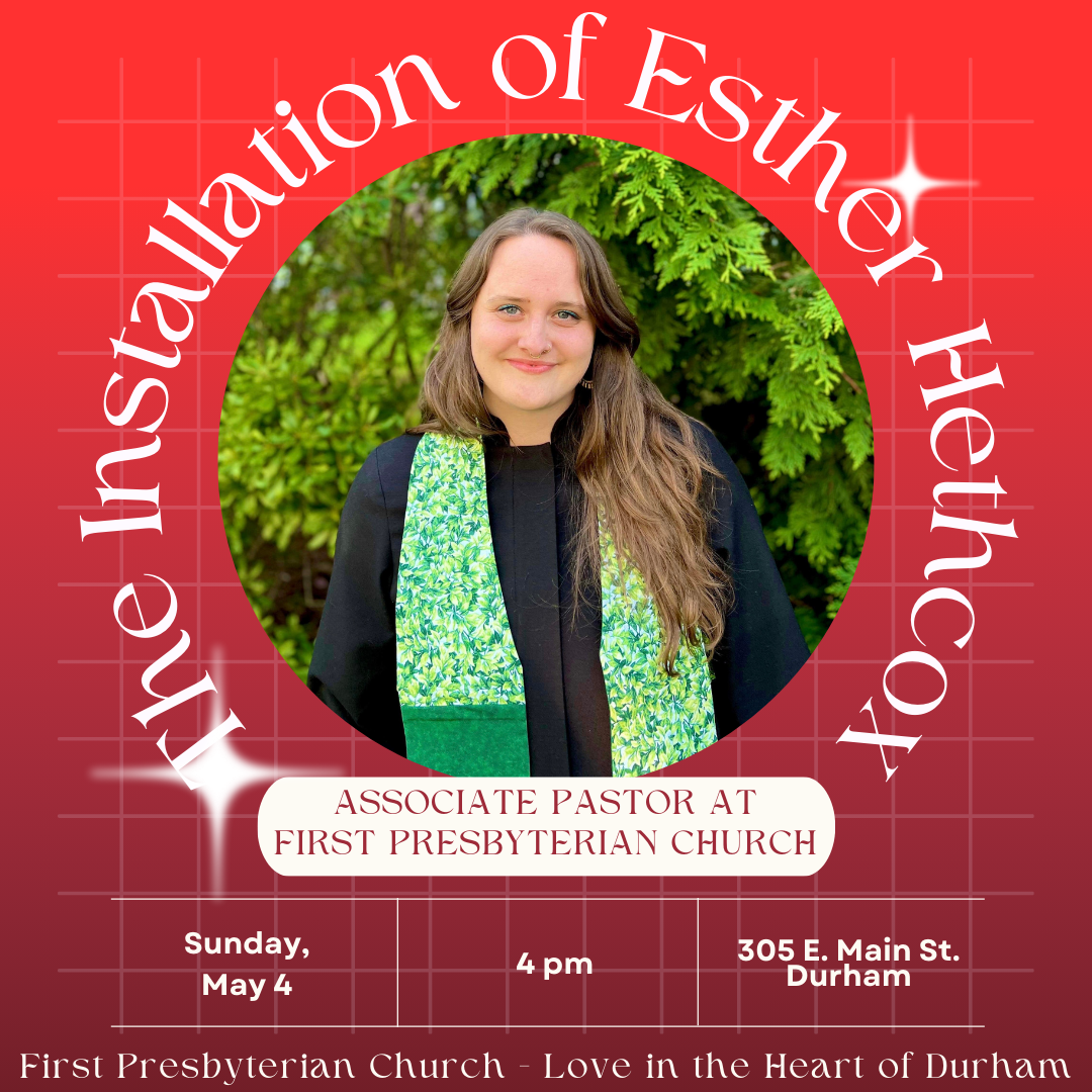 The Installation of Esther Hethcox The Installation of Esther Hethcox